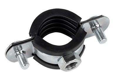 Хомут стальной 3" (87-94 мм), с уплотнителем EKF