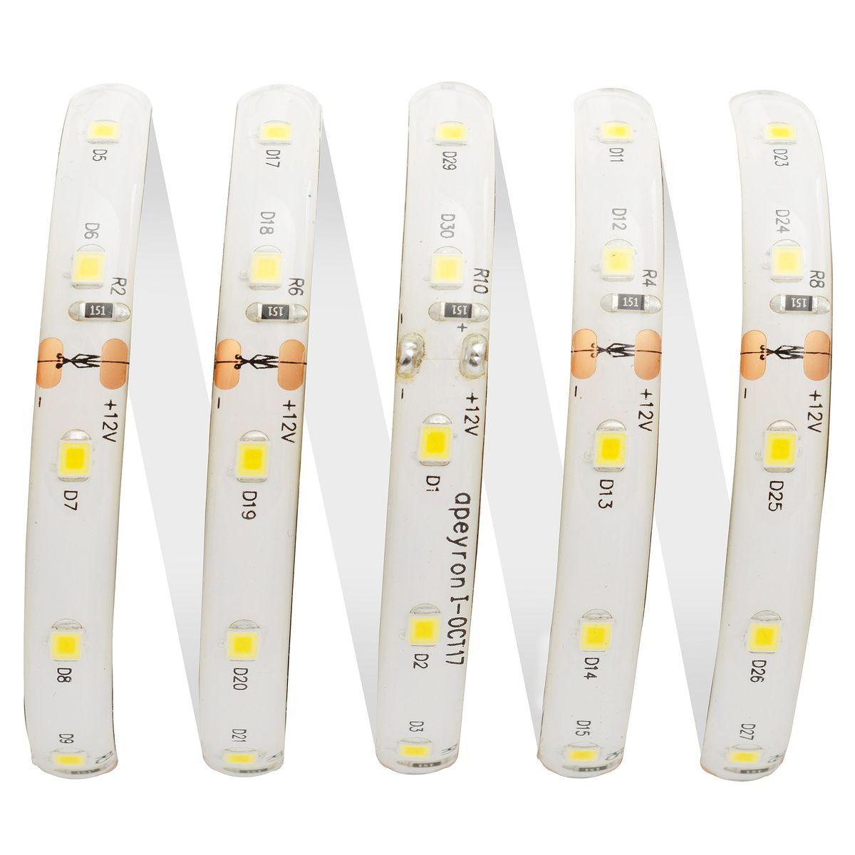 Лента светодиодная СТ smd3528 60д/м 12В 3000К IP65 5м Apeyron - Фото 17