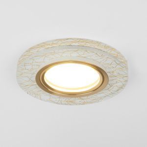 Светильник точечный светодиодный 8371 MR16 WH/GD белый/золото Elektrostandard - Фото 2