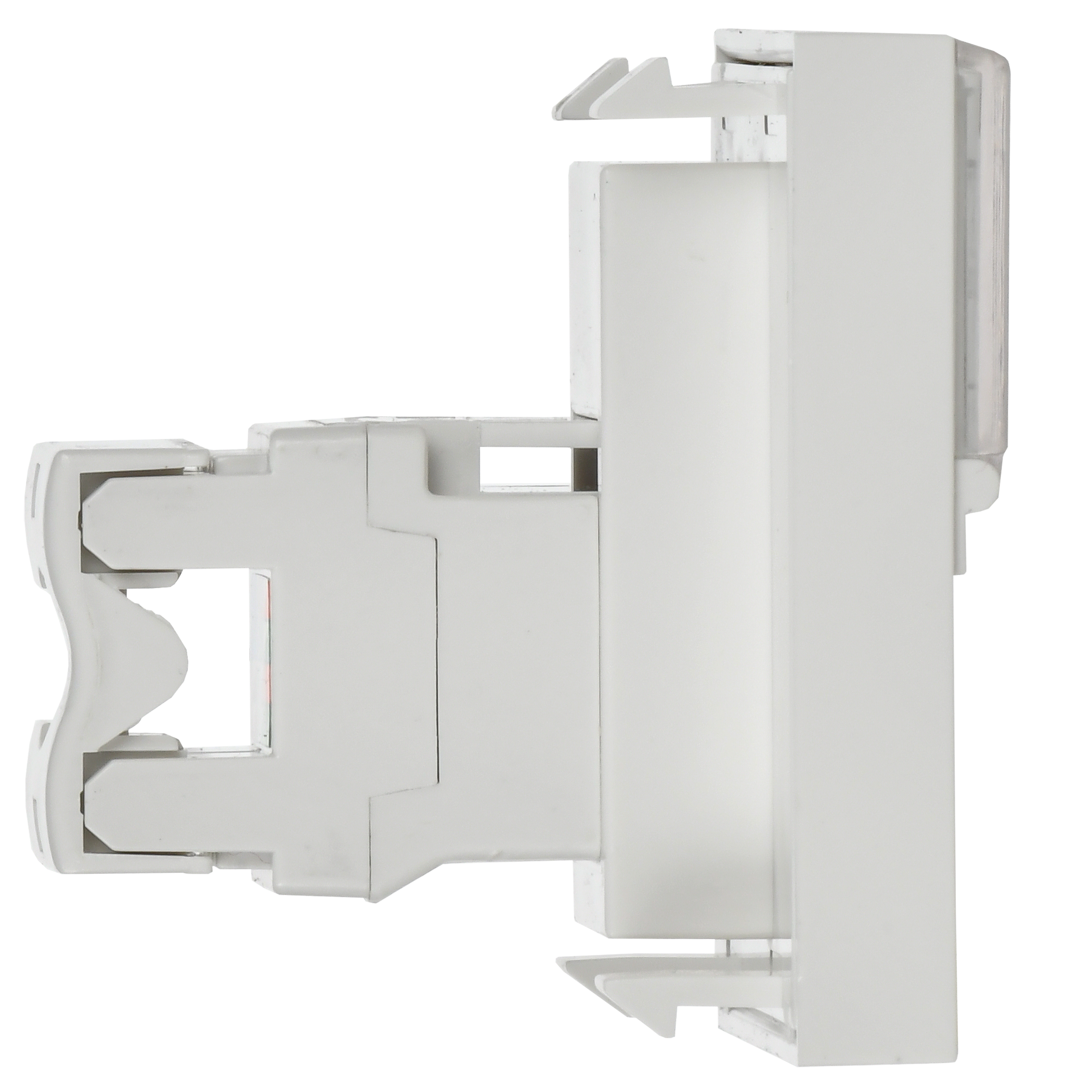Розетка компьютерная РКИ-20-00-П RJ-45 UTP кат.5e (на 2 модуля) ПРАЙМЕР белая IEK - Фото 3
