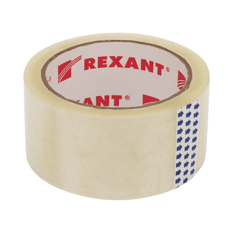 Скотч упаковочный REXANT 48 мм х 50 мкм, прозрачный, рулон 66 м