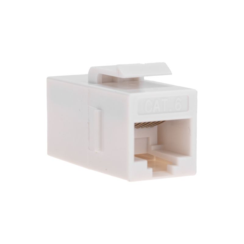 Адаптер проходной формата Keystone, Jack RJ-45(8P8C), UTP, CAT 6 REXANT PRO - Фото 4
