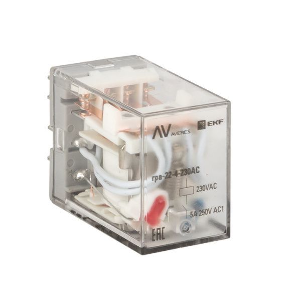 Реле промежуточное RPA 22/4 5A 230В AC EKF