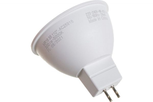 Лампа светодиодная  LED Star MR16, 300лм, 4Вт, 5000К, цоколь GU5 OSRAM