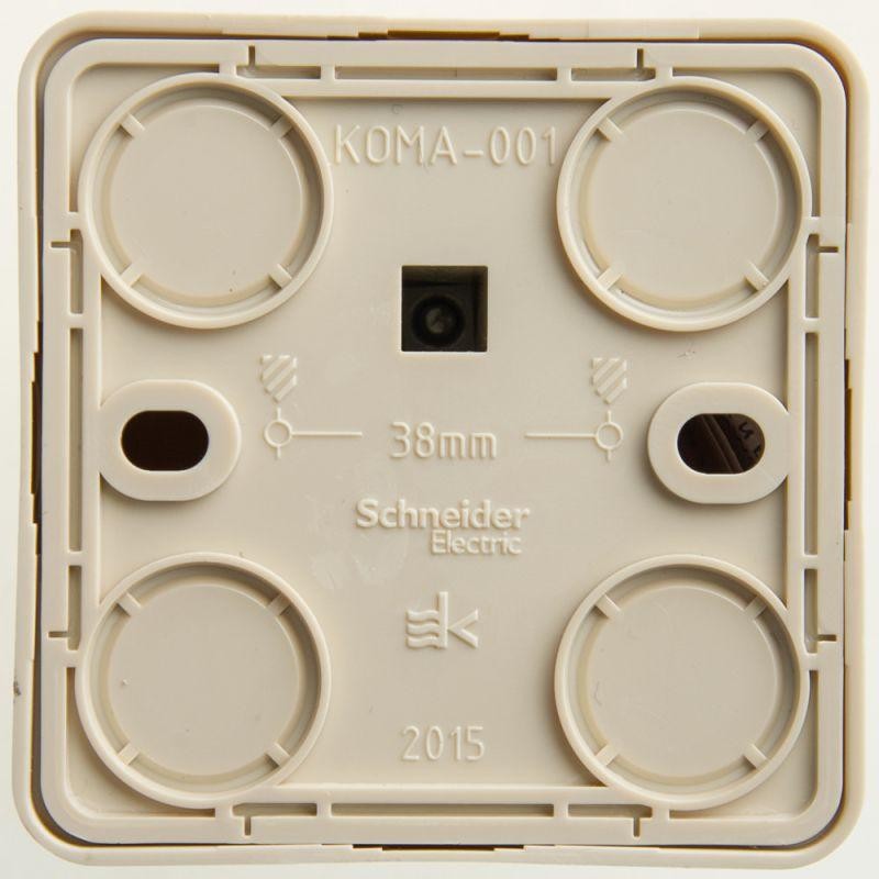Розетка компьютерная ОП Этюд RJ45 кат.5E крем. SE KOMA-001K - Фото 2