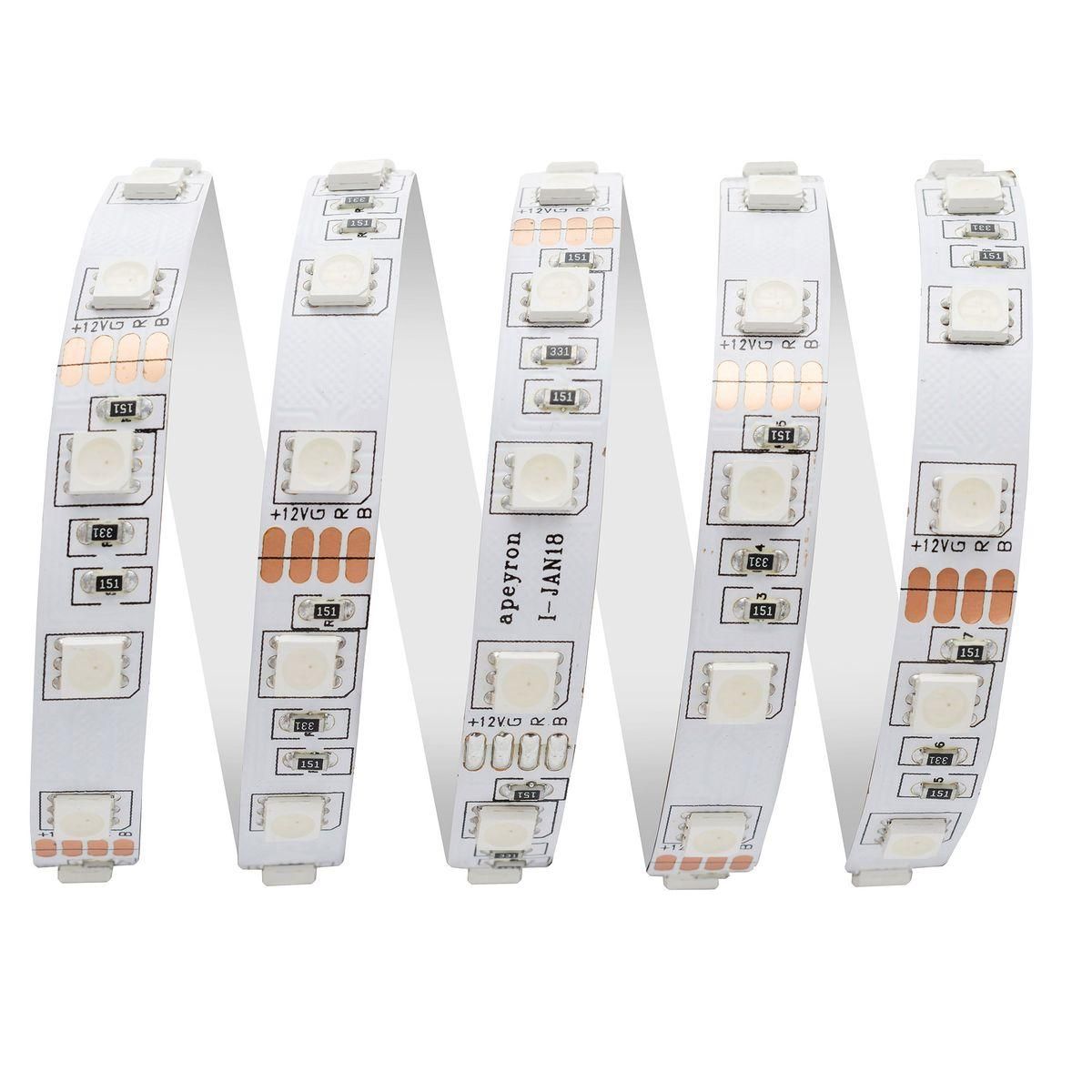 Лента светодиодная в блистере СТ smd5050 60д/м 12В IP20 5м RGB Apeyron - Фото 9