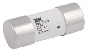 Плавкая вставка цилиндрическая ПВЦ 22х58 gG 80А IEK