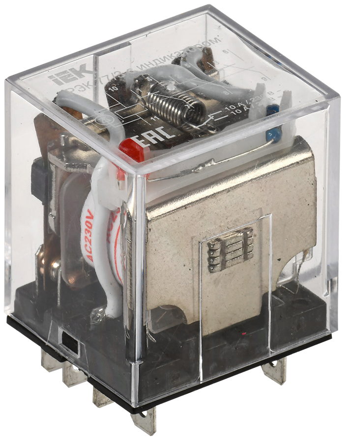 Реле РЭК77/3(LY3) с индикацией 10А 230В AC IEK
