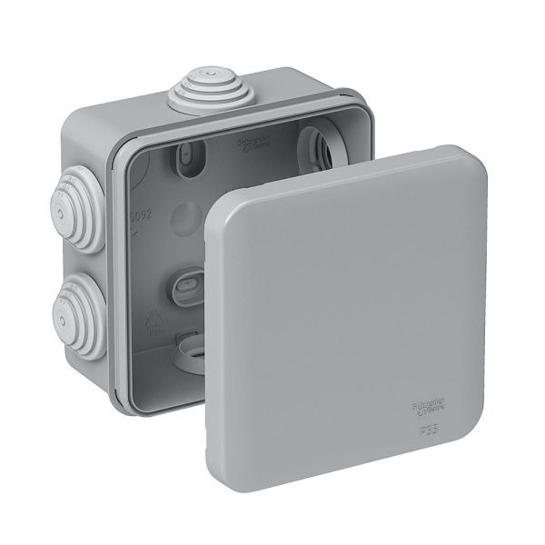 Коробка распаячная для о/п 85х85х40мм IP55 SE IMT35092 - Фото 2