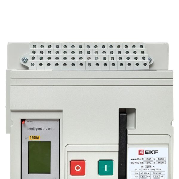 ВА-450 1600/1600А 3P 65кА стац., гориз., ETU(220В AC) LCD ModBus-RTU, мп/нр/вкл.к.(220В AC), ав/доп. 1CO/2NO+4CO - Фото 7