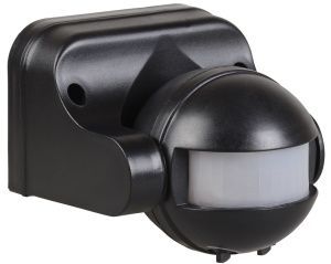 Датчик движения ДД-009 1100Вт 180град 12м IP44 черный IEK LDD10-009-1100-002