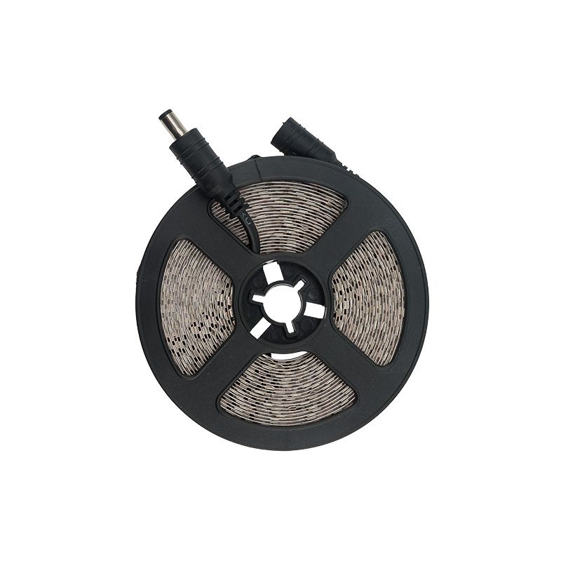 Лента светодиодная 12В, SMD2835, 240 LED/м, 3000К, 10мм, 5м, IP20 LAMPER - Фото 4