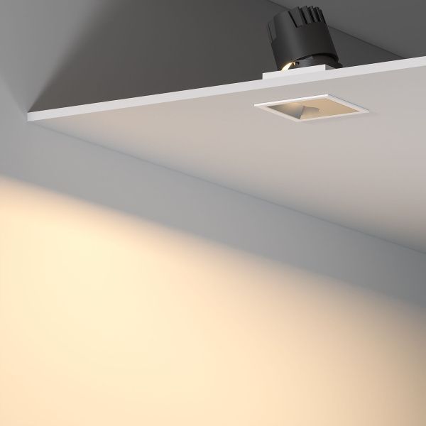 Потолочный светодиодный светильник 10W 3000K белый/хром 25091/LED Elektrostandard