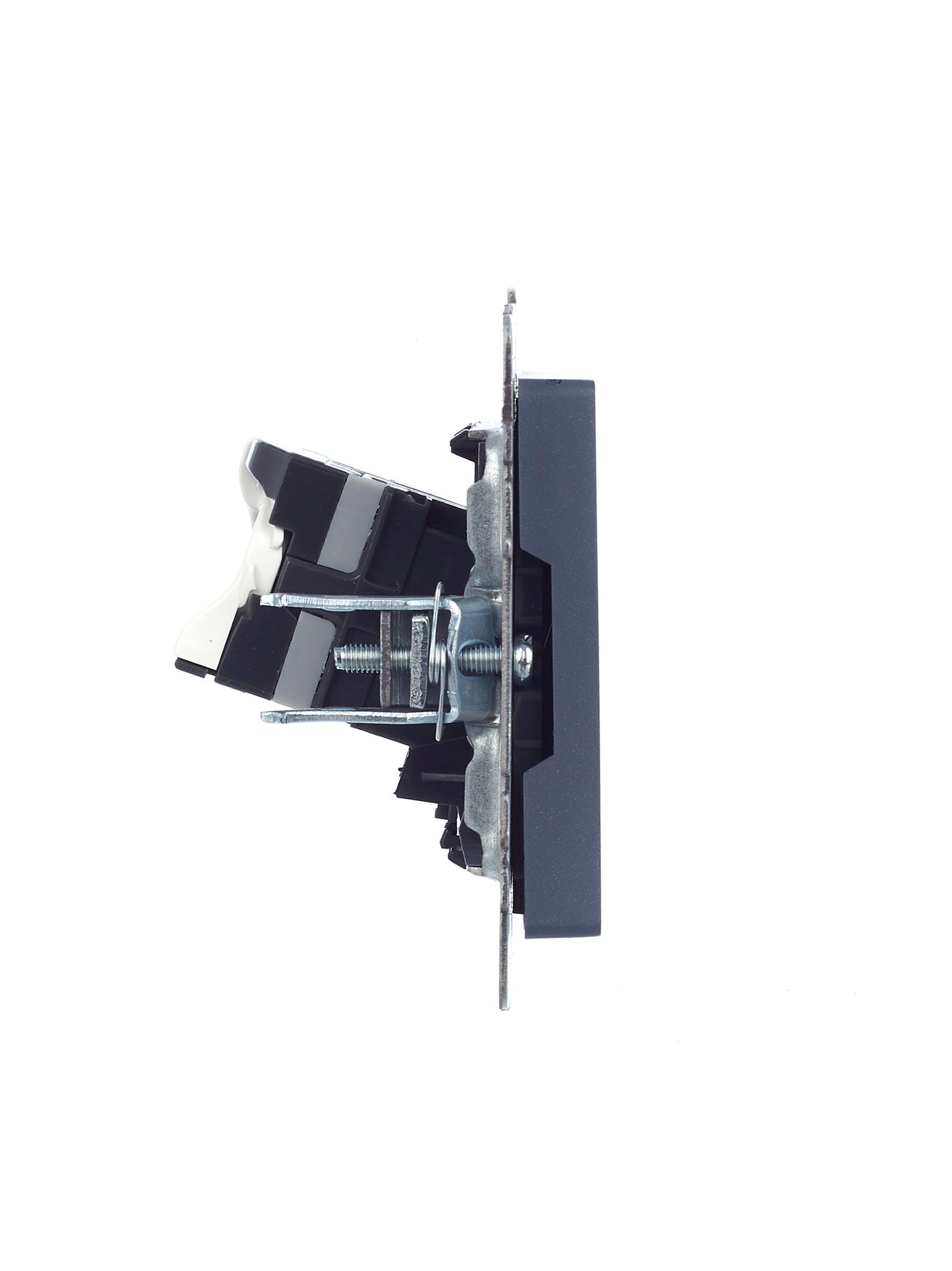 BRITE Розетка компьютерная RJ45 кат.5E РК10-БрМ маренго IEK - Фото 8