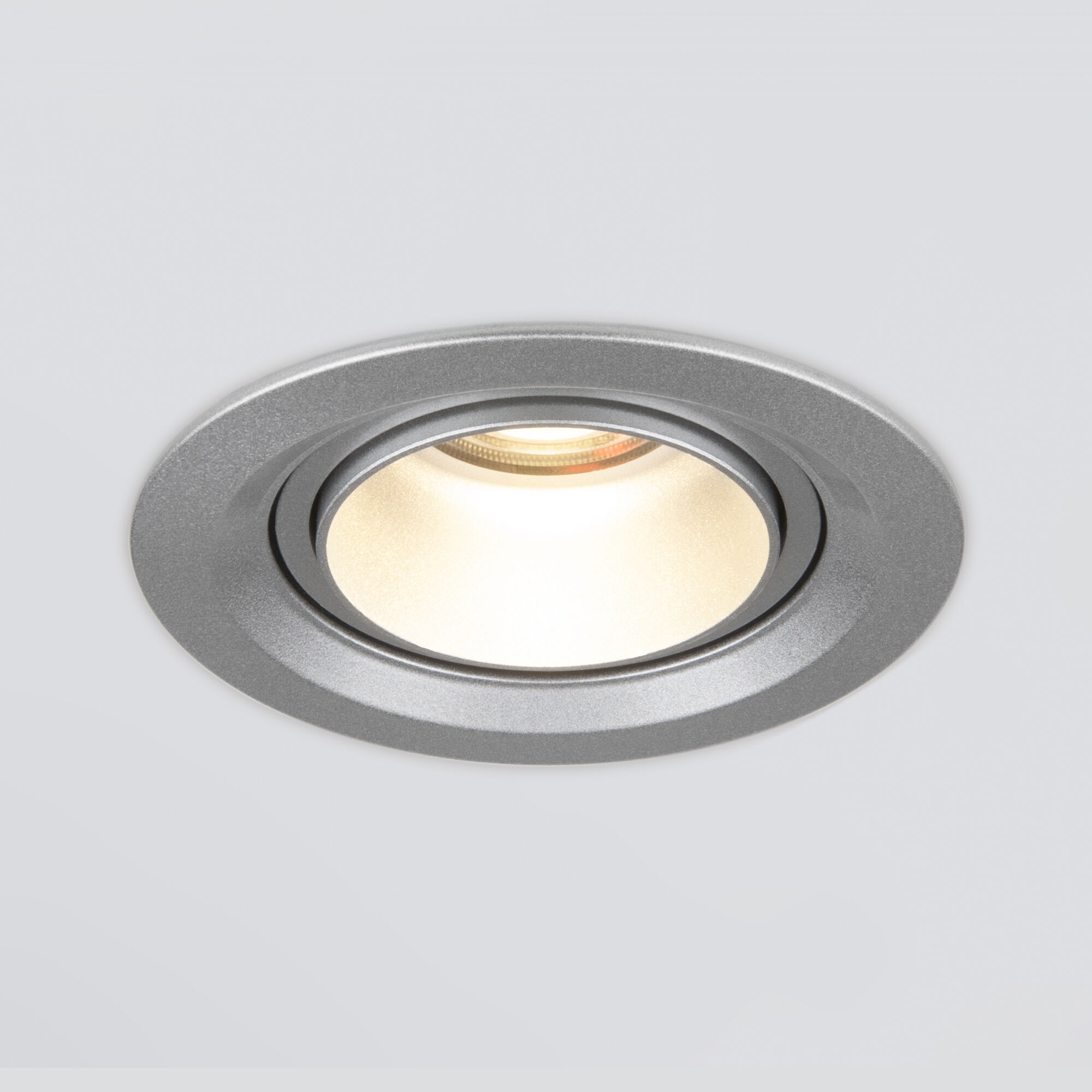Светильник светодиодный встраиваемый с регулировкой угла освещения 9920 LED 15W 4200K серебро Elektr - Фото 4