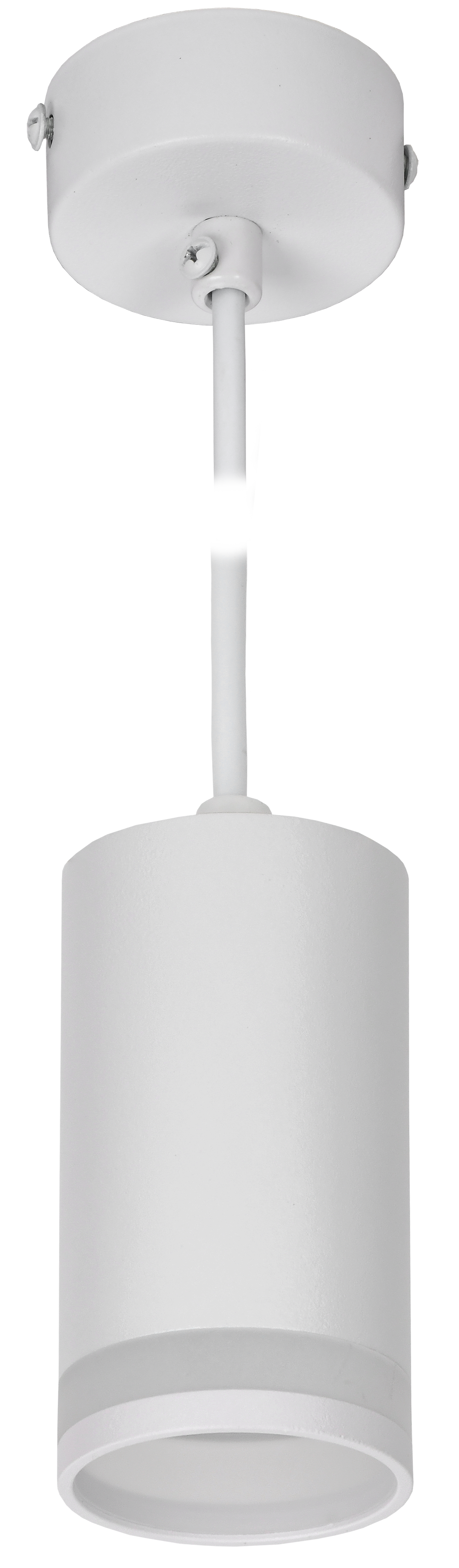 LIGHTING Светильник 4007 подвесной под лампу GU10 белый IEK