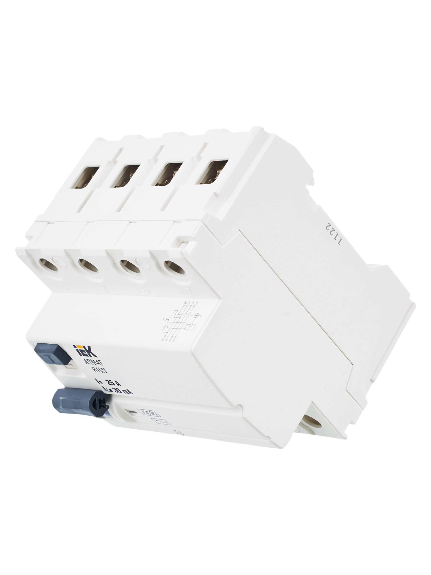 ARMAT Выключатель дифференциального тока R10N 4P 25А 30мА тип AC IEK - Фото 8