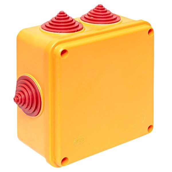 Коробка огнестойкая 100х100х50мм IP55, 1 тройн клемм 1,5-10 мм2 EKF