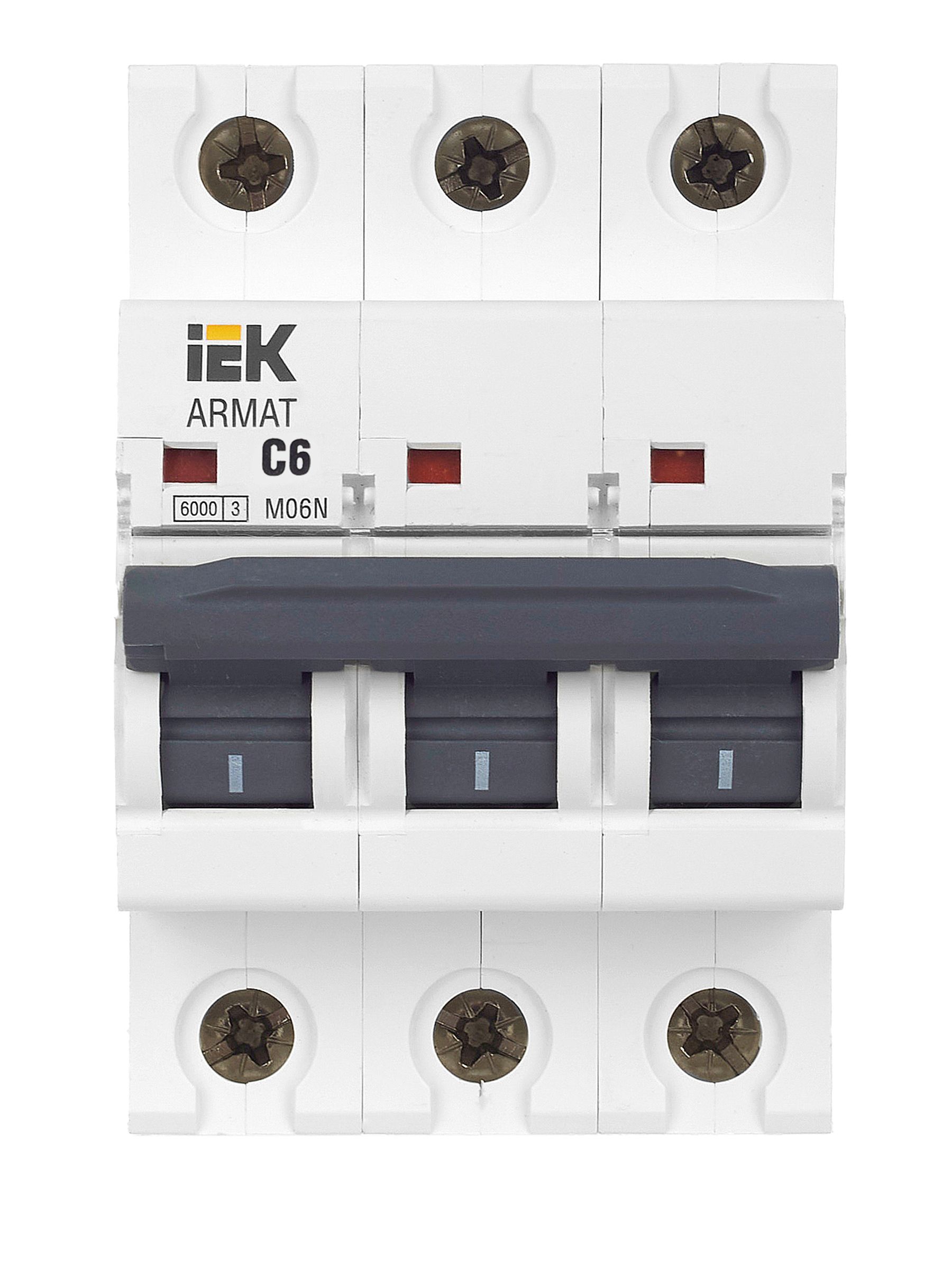 ARMAT Автоматический выключатель M06N 3P C 6А IEK - Фото 5