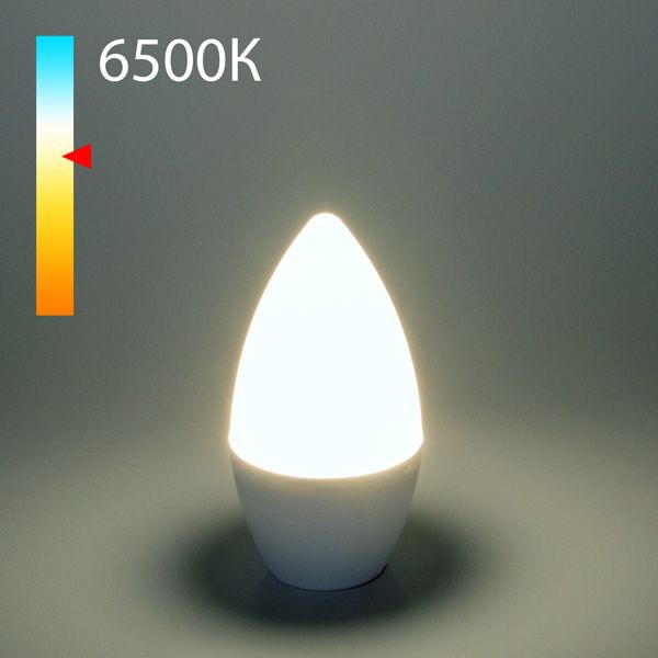 Лампа светодиодная "Свеча" C37 8W 6500K E14 BLE1404 Elektrostandard