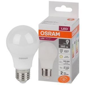 Лампа светодиодная "Груша" 7Вт 560лм 3000К E27 OSRAM 4058075577893