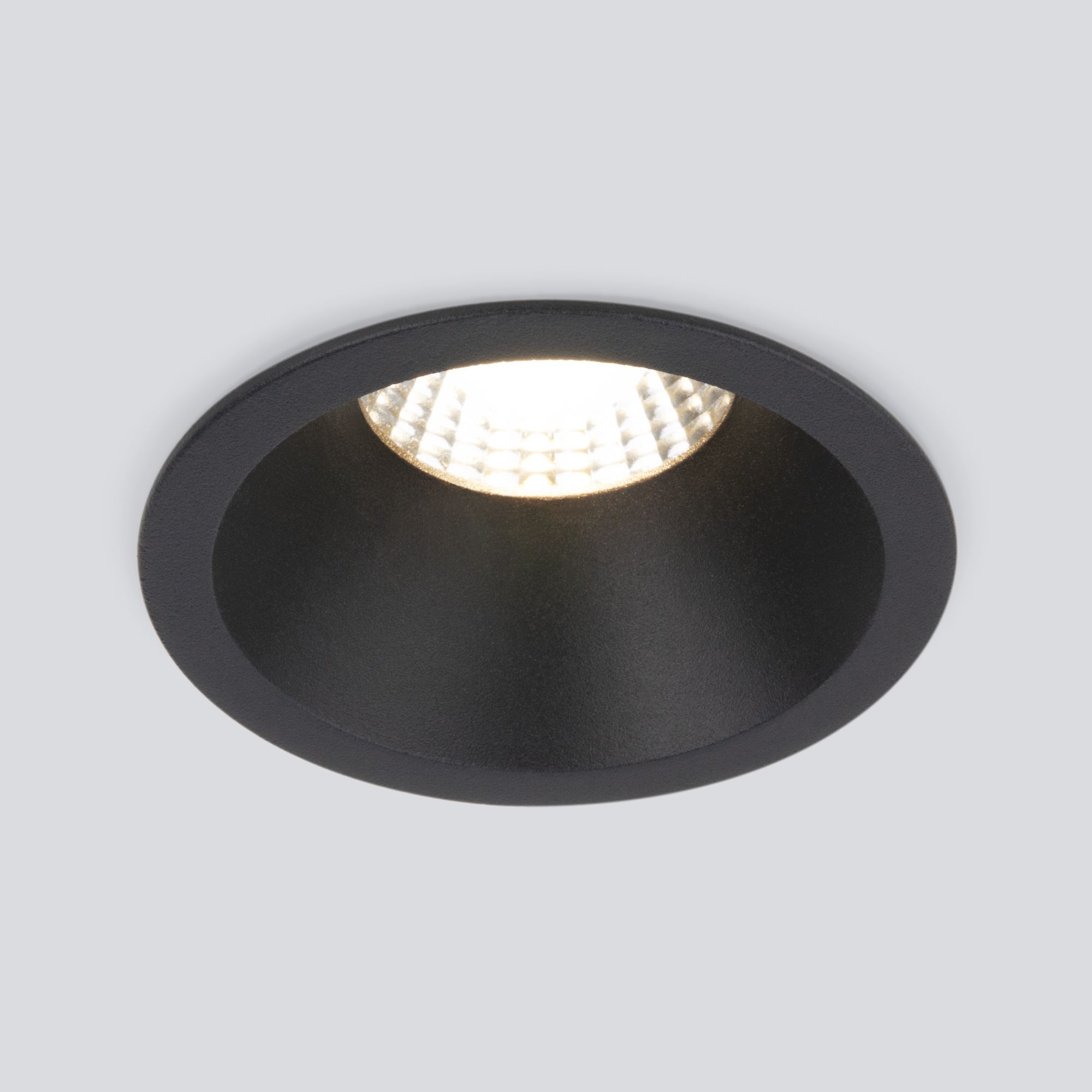 Светильник светодиодный встраиваемый точечный 15266/LED 7W 4200K черный Elektrostandard