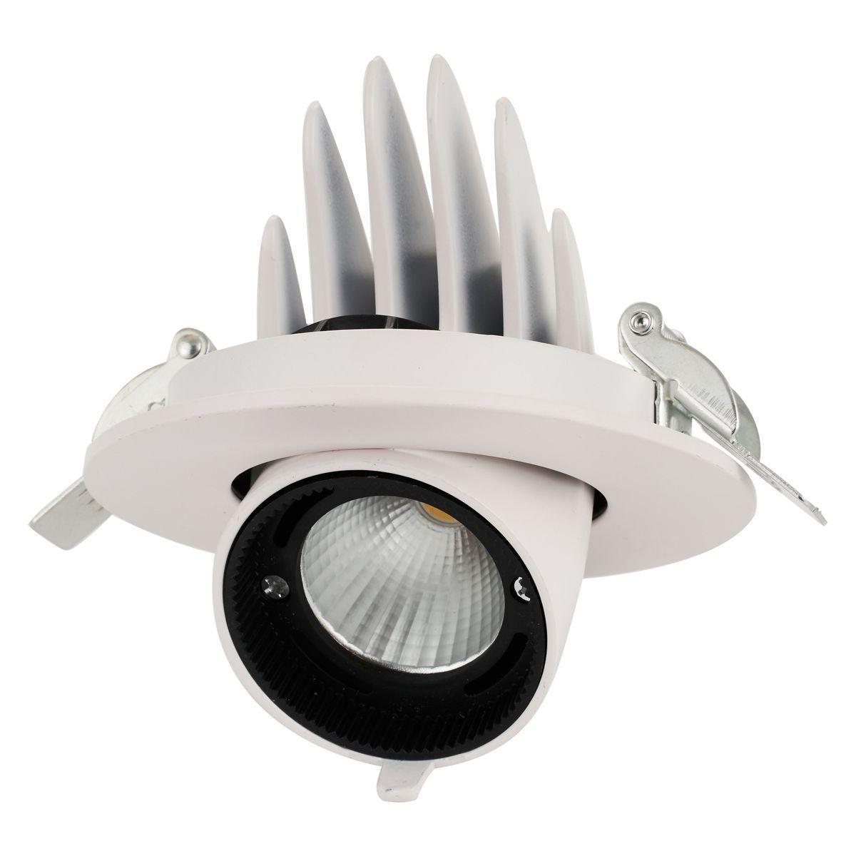 Панель светодиодная встраиваемая круглая PLED DL4 30W 4000K 24° поворот  White  IP40 Jazzway