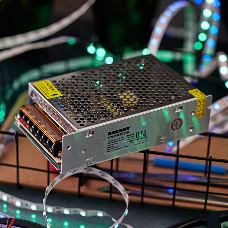 Источник питания 110-250 V AC/12 V DC 9 A 100 W с разъемами под винт, без влагозащиты (IP20) - Фото 4