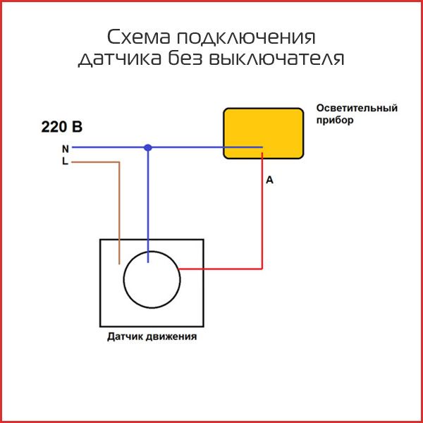 Схема подключения датчика движения без выключателя.jpg