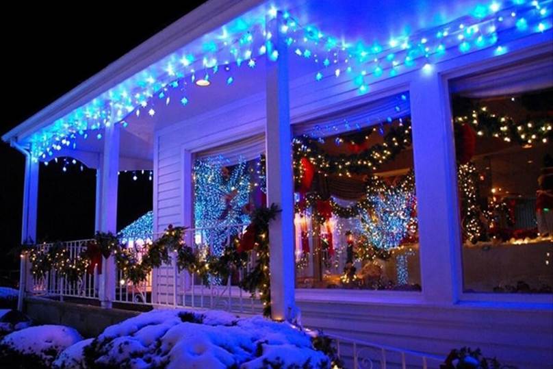 Монтаж гирлянды бахромы - статьи