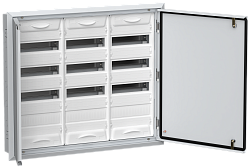 TITAN 5 Корпус металлический ЩРв-144 (3х48) 755х885х130мм IP31 белый (две двери) IEK TI5-50-V-3X048-31