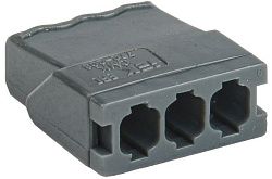 Строительно-монтажная клемма СМК 772-243 компактная с пастой (4шт/упак) IEK UKZ31-243-004