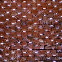 Гирлянда светодиодная Сеть 2x1,5м 288 LED БЕЛЫЙ черный каучук IP67 постоянное свечение 230В блок в комплекте NEON-NIGHT 217-115