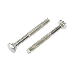 Болт мебельный KRANZ DIN 603, 6х70,  пакет (4шт.) 1301-0670-4