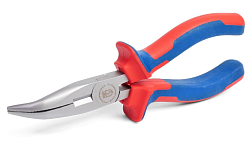 Длинногубцы изогнутые "Мастер" 160 мм, 77424  ELC0000421325