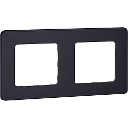 INSPIRIA Рамка 2-местная антрацит 673943