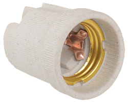 Патрон подвесной Пкр27-04-К43 керамический Е27 (200шт) (стикер на изделии) IEK EPC10-04-01-K01