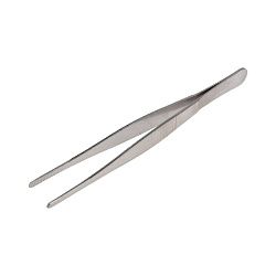 Пинцет прямой, рифленый 125мм (блистер) REXANT 12-0360