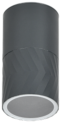 LIGHTING Светильник уличный 5110 потолочный под лампу GU10 IP65 серый IEK LT-UPU0-5110-GU10-1-K03
