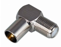 Набор для подключения спутникового ТВ кабель SAT 703, F-разъем, гнездо F - штекер TV, гнездо F - угловой штекер TV REXANT ED-TVN5