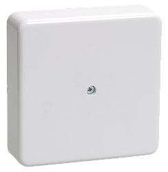 Коробка распаячная КМ для открытой проводки безгалогенная (HF) 100х100х44мм белая IEK UKO10-100-100-044-K01-E