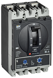 ARMAT Автоматический выключатель в литом корпусе 3P типоразмер D 50кА 160А расцепитель термомагнитный регулируемый IEK AR-MCCB-3D-050-0160A-ATUC