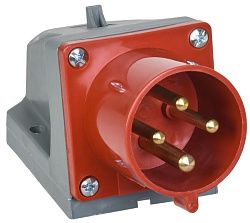 Вилка стационарная ССИ-524 3Р+РЕ 32А 380-415В IP44 IEK PSR52-032-4