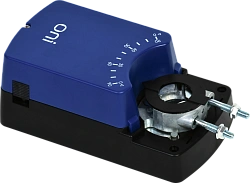 Привод заслонки 40Нм 24В AC/DC регулируемый 0-10В/4-20А без возвратной пружины с дополнительным переключателем ONI ODA-40-M-024-N-A