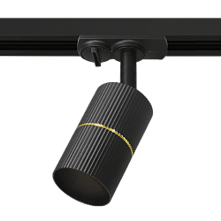 Трековый светильник WOLTA WTL-GU10/18BG NIMB под лампу GU10 Чёрный/золото  D55x100 WTL-GU10/18BG