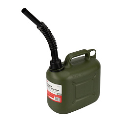 Канистра для ГСМ и технических жидкостей, вертикальная, 5л, пластиковая, усиленная REXANT 80-0204