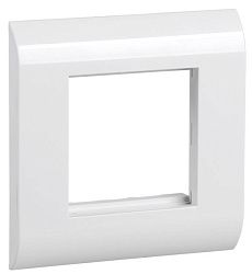 ITK Лицевая рамка для модуля Mosaic 80х80мм пластиковый суппорт белая CS5-12M-P
