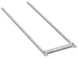 FORMAT Панель нижняя наборная в шкаф 400х800мм IEK FO-00-PLT-040-080