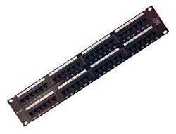 Панель коммутационная 19", 2U, 48 портов, UTP, RJ-45, CAT 5e REXANT 04-0022