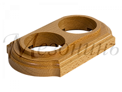 Рамка  двухместная  "Элегант" , цвет - без тонировки, ТМ "МезонинЪ" GE70702-00 GE70702-00